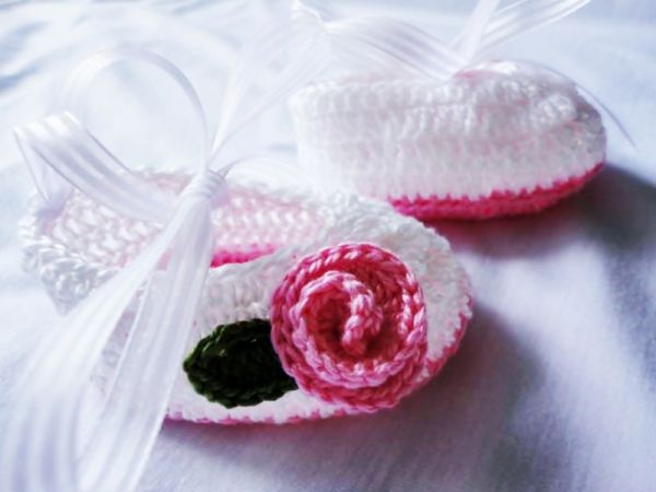 Sapatilha Bailarina com Rosa