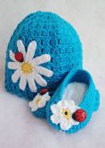 Conjunto Joaninha Azul